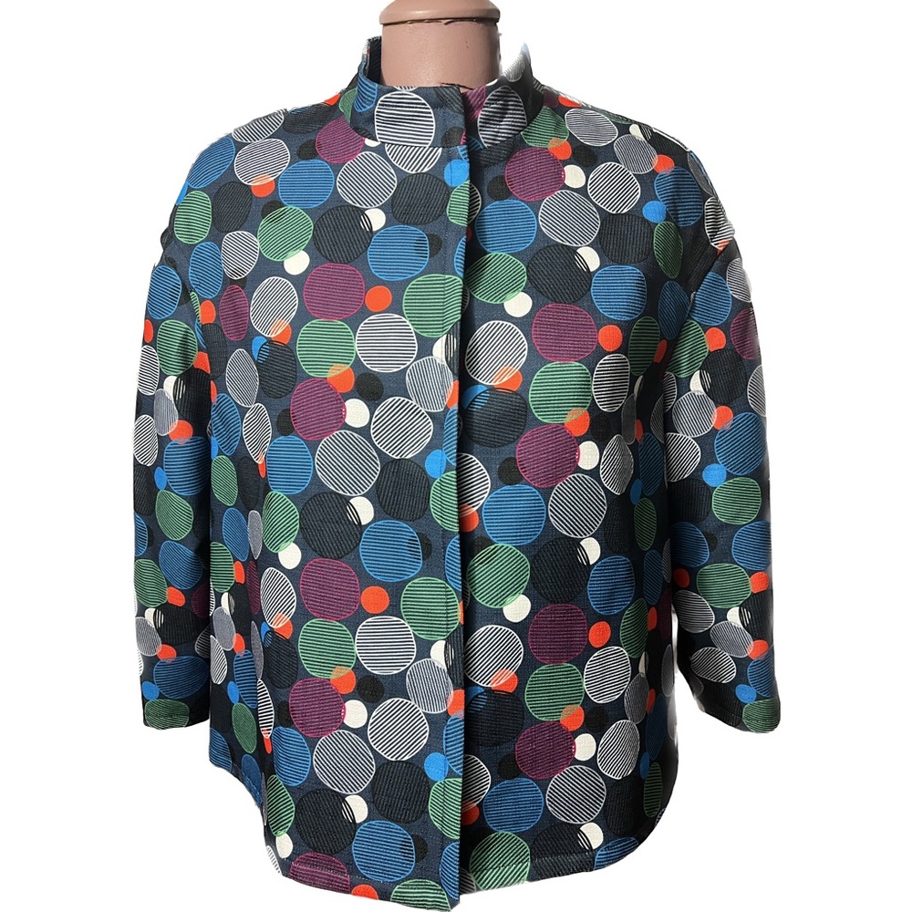 46-Anne Klein size 14 NWT cropped 3/4 sleeve  blazer